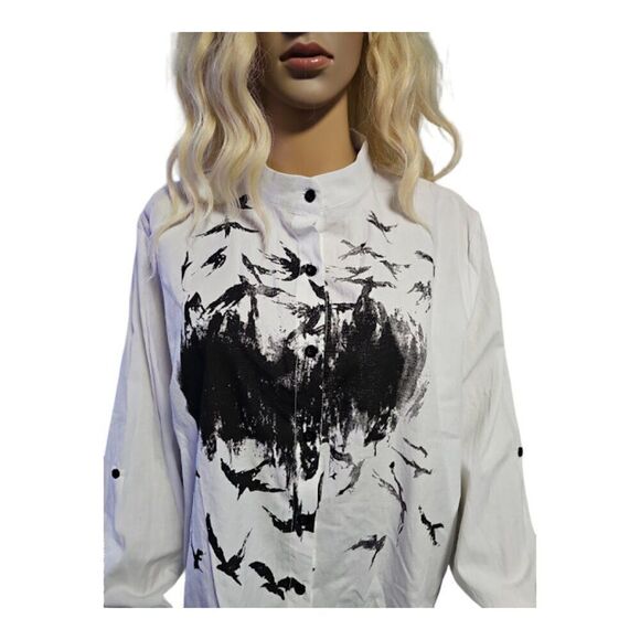 Emery rose bird blouse - Picture 4 of 6